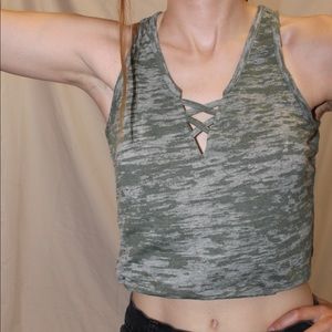 Women’s Green Alternative Apparel Tank Top Size S. Can be styled multiple ways